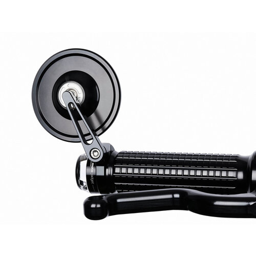 Dixerparts Motogadget Mo.View Spy Handlebar End 1″ and 22 mm, Round (7001010) | Black