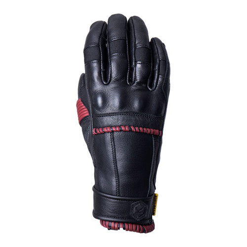 Whip armoured gloves black/oxblood
