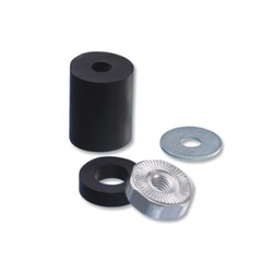 Rubber Adapter Set (Mounting Rubber + Nut) | Type 3 from 20 mm