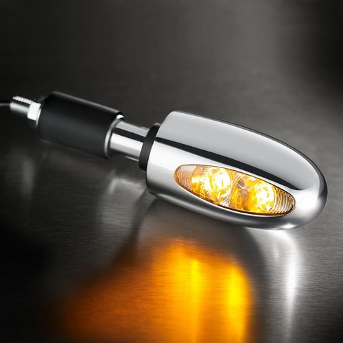 Kellermann BL 1000 LED Blinker mit Klarglas | Chrom