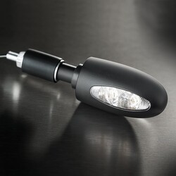 Indicatore LED BL 1000 con Vetro Trasparente | Nero