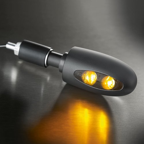 Kellermann BL 1000 LED Knipperlicht met Sterk Getint Glas | Zwart