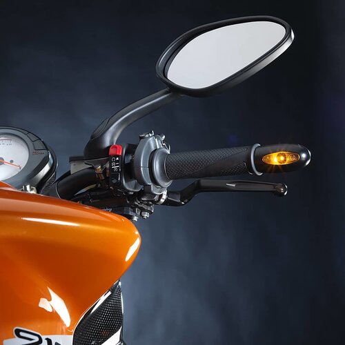 Kellermann BL 1000 LED Knipperlicht met Sterk Getint Glas | Zwart