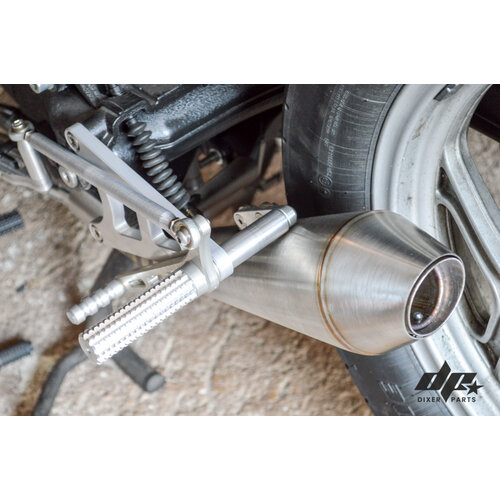 Dixerparts Auspuff Schalldämpfer +Db Killer BMW K75 Cafe Racer | Collector Slipon Endrohr-Kit