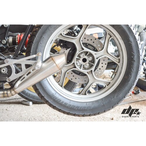 Dixerparts Silenciador Escape +Db Killer BMW K75 Cafe Racer | Kit de Tubos de Cola Collector Slipon