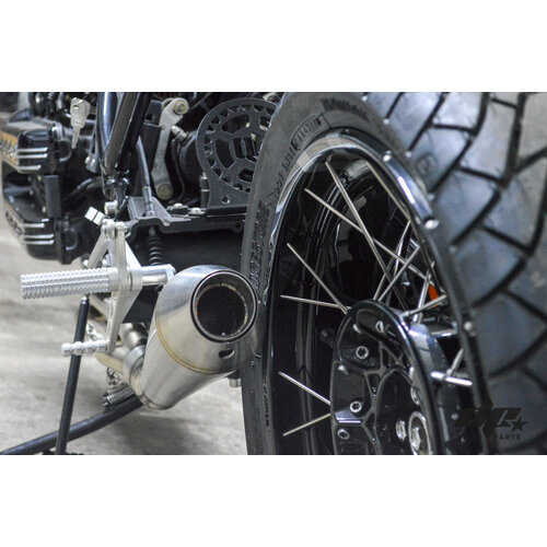Dixerparts Exhaust Muffler 4in1 Collector +db Killer | BMW K100/K1100 Cafe Racer Tail Pipes