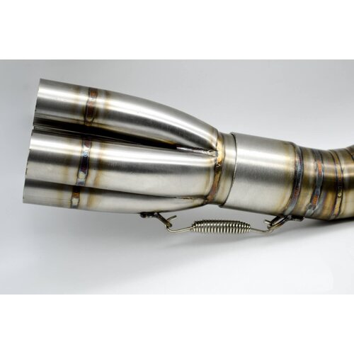 Dixerparts Uitlaatdemper Kit Upgrade voor BMW K100/K1100 Cafe Racer | Adapter 4in1 Collector