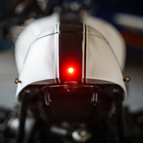 Kellermann Atto RB vm LED Mini Indicator with Clear Glass | Chrome