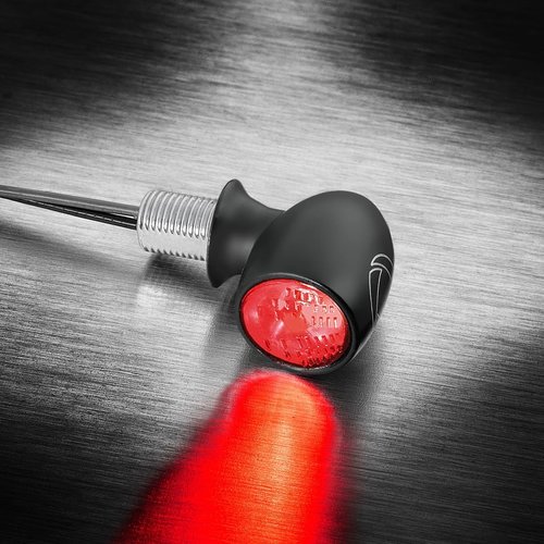 Kellermann Atto RB vm LED Mini Indicator with Clear Glass | Black