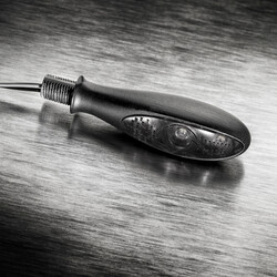 Micro S Dark Blinker mit Stark Getöntem Glas | Schwarz