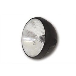 Cafe Racer Koplamp 7" Mat Zwart Universeel Type 3