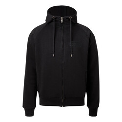Hoodie Met Rits | Zwart
