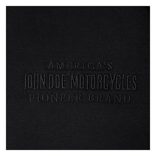 John Doe Hoodie Mit Reißverschluss | Schwarz