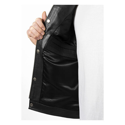 John Doe MC Outlaw Leather Vest | Black