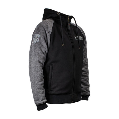John Doe Sweat à Capuche Zippé | Gris Noir