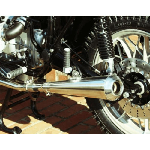Hattech 40mm EG-ABE Gunball rear silencer set BMW /R100S > 9/1978) / R100RS - R100RT