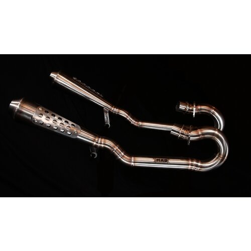 MAD Exhaust Honda CX/GL Scrambler 2in2 Exhaust system