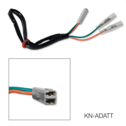 Kit de Cables de Intermitentes para Kawasaki Er6-N/Ninja 650/Versys 1000/650/Z1000/Z300/Z650/Z750/Z750R/Z800/Z900/ZX10-R/ZX6-R | Par