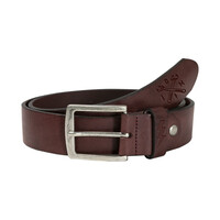 Leather Belt Cross Tool Dark Brown