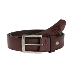 Leather Belt Tiger Brown
