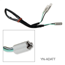 Kit de Cables de Intermitentes para YAMAHA FZ1-N/FZ6-N/FZ8-N/MT-03/MT-07/Tracer 700/MT-09/Tracer 900/XJ6/XJR 1300/XSR700/XSR900/XV 950/YZF-R1 /YZF-R6 | Par