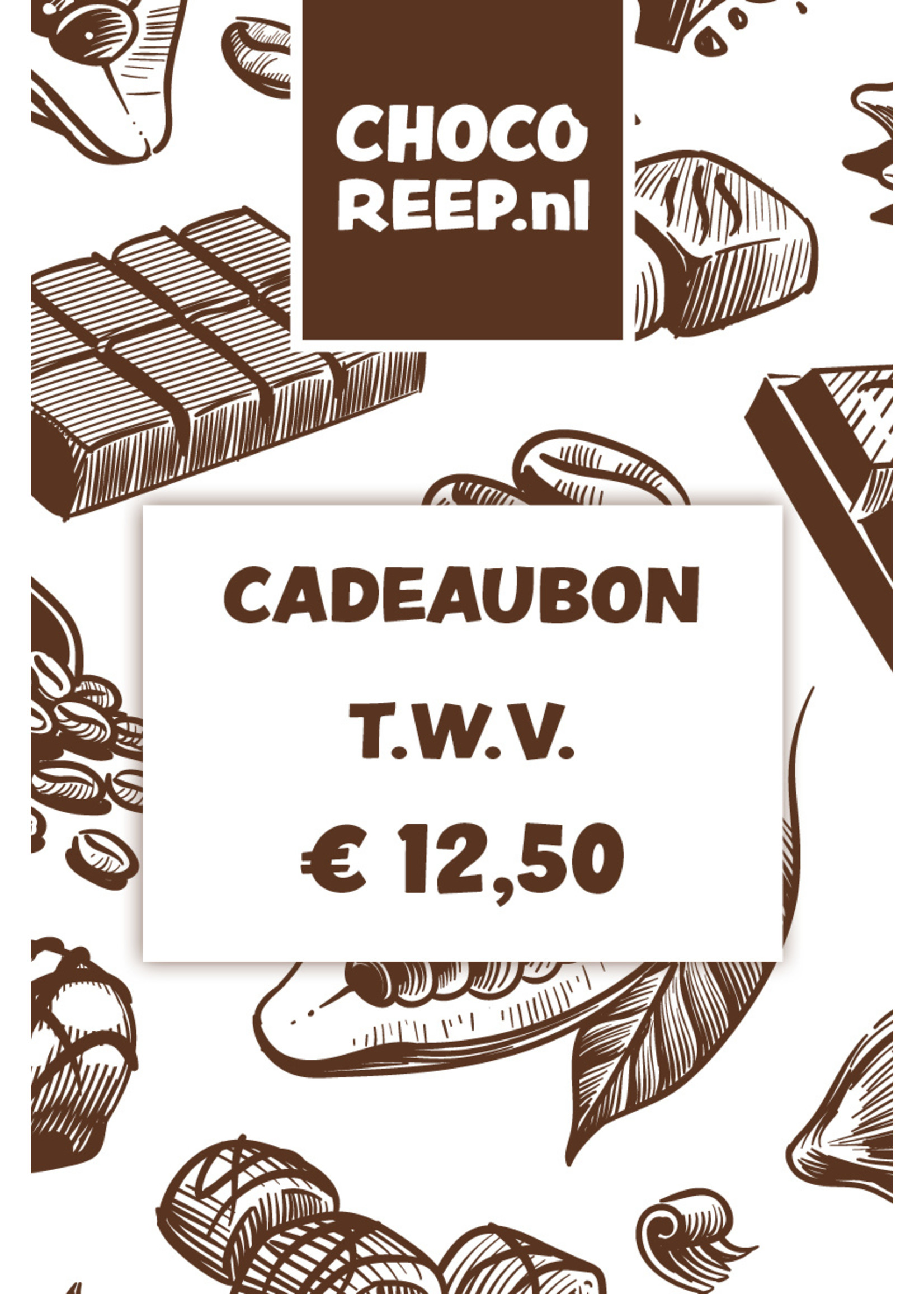 Cadeaubon t.w.v. € 12,50
