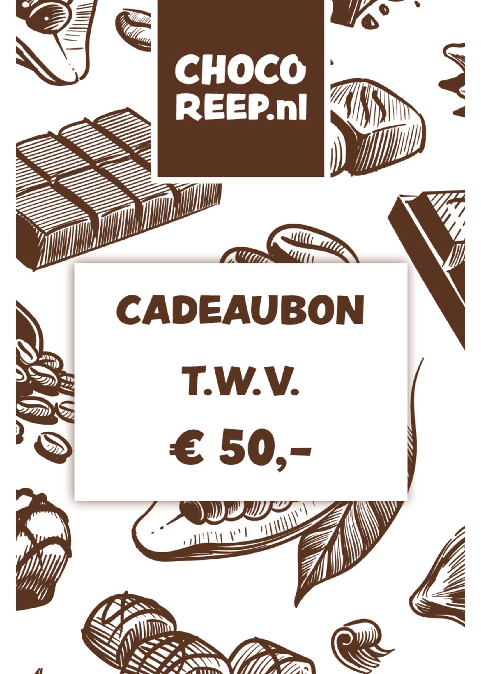 Cadeaubon t.w.v. € 50,-