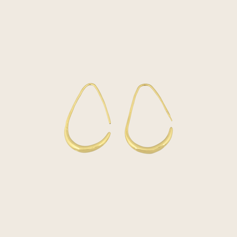 Bandhu Teardrop Earrings Gold