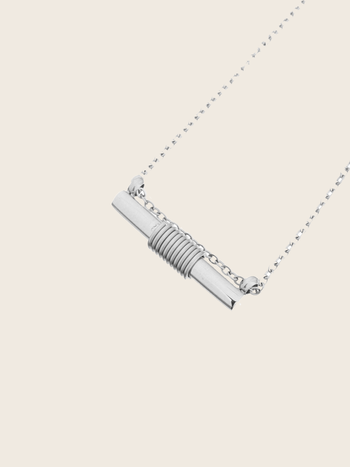 Bandhu Spiral Necklace Silver