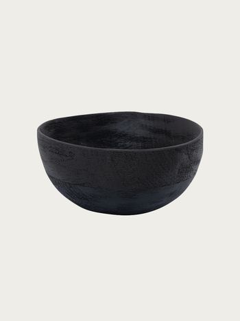 Urban Nature Culture Serving Bowl Smoked Wood