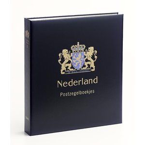 Album - Markenheftchen Niederlande, Zeitraum 1983-2003 - Typ DeLuxe - inkl. Blätter und Schutzkassette - Blau - Davo (2 Löcher)