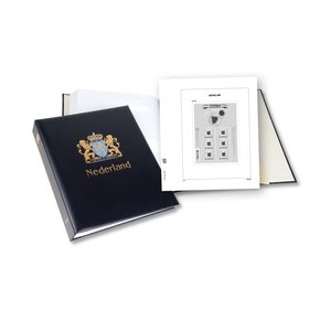 Album -  Pays-Bas typiques (bl/n), Période 2020-2024 - Partie   I - type DeLuxe - feuilles et boite de protection - Bleu - Davo (2 Trous)