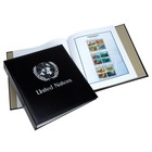 Davo, de luxe, Album (2 Löche) - U.N.O. Gefährdete Arten, Teil   I - Jahre 1993 bis 2022 - inkl. Schutzkassette - Abm: 290x325x55 mm. ■ pro Stk.