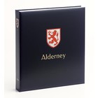 Davo, de luxe, Album (2 trous) - Alderney, partie   I - années 1983 à 2015 - incl. boite de protection - dim: 290x325x55 mm. ■ par pc.