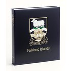 Davo, de luxe, Album (2 trous) - Île Falkland, partie   I - années 1878 à 1995 - incl. boite de protection - dim: 290x325x55 mm. ■ par pc.