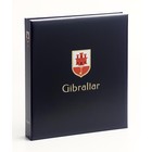 Davo, de luxe, Album (2 Löche) - Gibraltar, Teil   I - Jahre 1889 bis 1989 - inkl. Schutzkassette - Abm: 290x325x55 mm. ■ pro Stk.