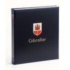 Davo, de luxe, Album (2 trous) - Gibraltar, partie   I - années 1889 à 1989 - incl. boite de protection - dim: 290x325x55 mm. ■ par pc.