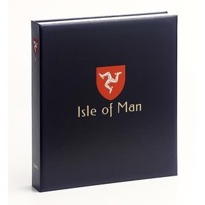 Album - Ile de Man, Période 2019-2025 - Partie   IV - type DeLuxe - feuilles et boite de protection - Bleu - Davo (2 Trous)