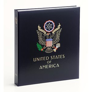 Album - États-Unis, Période 2017-2025 - Partie  VIII - type DeLuxe - feuilles et boite de protection - Bleu - Davo (2 Trous)