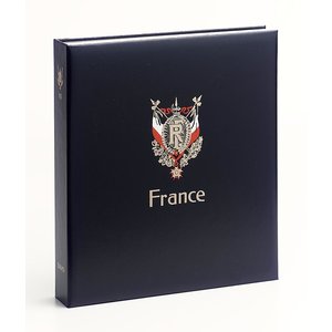 Album - France, Period 1980-2025 - type DeLuxe - incl. sheets and slipcase - Blue - Davo (2 Holes)