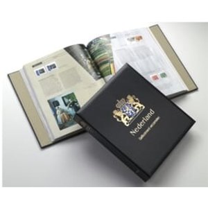 Album -  Collecte illustrée Pays-Bas - Partie III - type DeLuxe - incl. boite de protection, sans feuilles - Couleur Bleu