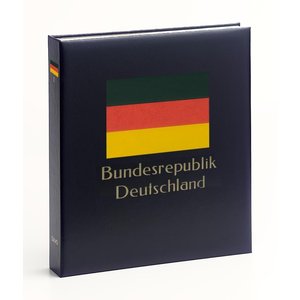 Album - Bondsrepubliek Duitsland - Deel   I - type DeLuxe - incl. cassette en zonder bladen - Blauw - Davo (2 Gats)