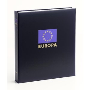 Album - Europa, CEPT - zonder nummer - type DeLuxe - incl. cassette en zonder bladen - Blauw - Davo (2 Gats)