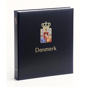 Album - Dänemark - Teil   II - Typ DeLuxe - inkl. Schutzkassette und ohne Blätter - Blau - Davo (2 Löcher)