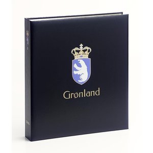 Album - Groenland, Période 2019-2025 - Partie   III - type DeLuxe - feuilles et boite de protection - Bleu - Davo (2 Trous)