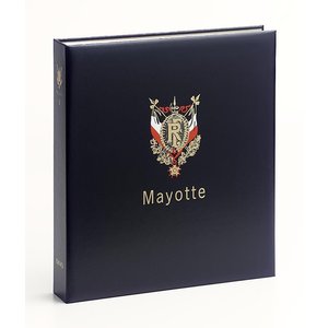 Album - Mayotte - Deel   I - type DeLuxe - incl. cassette en zonder bladen - Blauw - Davo (2 Gats)