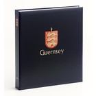 Album - Guernsey - Partie   II - type DeLuxe - incl. boite de protection et sans feuilles - Bleu - Davo (2 Trous)