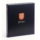Album - Jersey - Partie   I - type DeLuxe - incl. boite de protection et sans feuilles - Bleu - Davo (2 Trous)