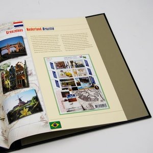 Supplement period: 2008-2016 - Borderless Netherlands - type: DeLuxe - sheets for Borderless Netherlands, N°: 2008; 1-2 (Ned. Antillen, Aruba),  2009; 1-2 (Brazilië),   2010; 1-2 (Suriname),   2011; 1-2 (Zuid-Afrika),   2012; 1-2 (Indonesië),   2013; 1-2