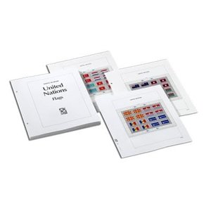 Supplément de période: 1980-2024 - O.N.U. New York, Drapeaux - type: DeLuxe - feuilles pour Album de base, N°: FB1-57 (53 pcs.) - Davo (2 Trous)